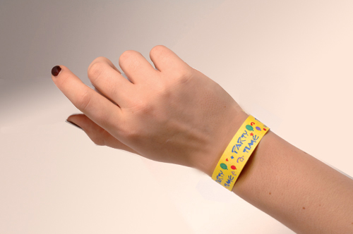 Printed Party Tyvek Wristband